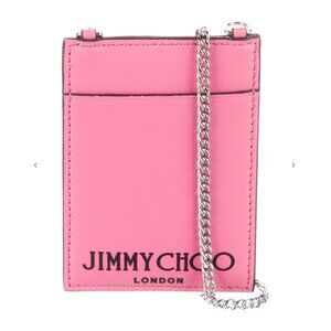 NWT Jimmy Choo Card Holder On Chain